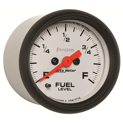 Autometer Phantom 52mm Full Sweep Electronic Fuel Level Programmable Empty-Full Range - Truck & Automotive