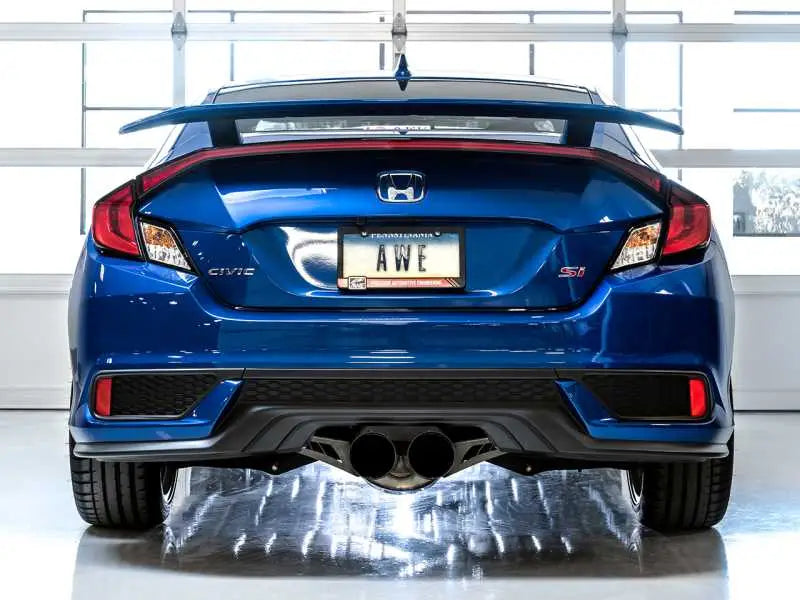AWE Tuning 17+ Honda Civic SI 1.5L / Type R 2.0L Turbo Dual Tip Conversion Kit 