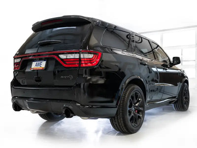 AWE Tuning 18-23 Dodge Durango SRT & Hellcat Touring Edition Exhaust - Diamond Black Tips - Truck Automotive