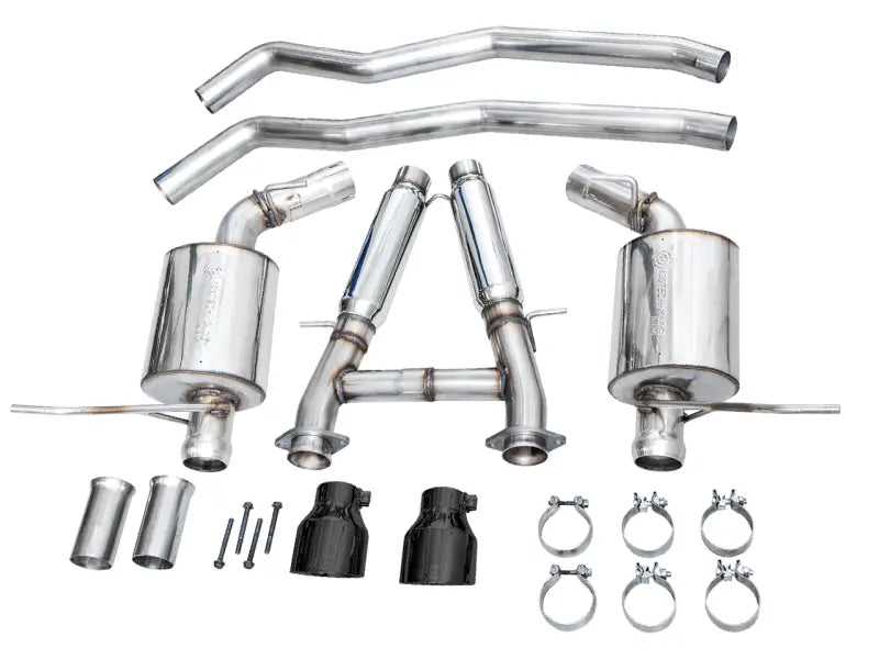 AWE Tuning 18-23 Dodge Durango SRT & Hellcat Touring Edition Exhaust - Diamond Black Tips - Truck Automotive