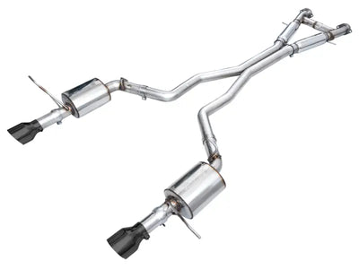 AWE Tuning 18-23 Dodge Durango SRT & Hellcat Touring Edition Exhaust - Diamond Black Tips - Truck Automotive