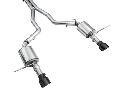 AWE Tuning 18-23 Dodge Durango SRT & Hellcat Touring Edition Exhaust - Diamond Black Tips - Truck Automotive