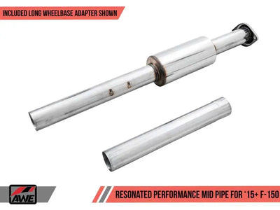 AWE Tuning 2015+ Ford F-150 Resonated Performance Mid Pipe 