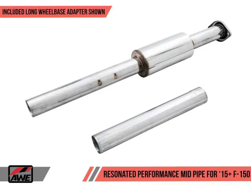 AWE Tuning AWE Tuning 2015+ Ford F-150 Resonated Performance Mid Pipe
