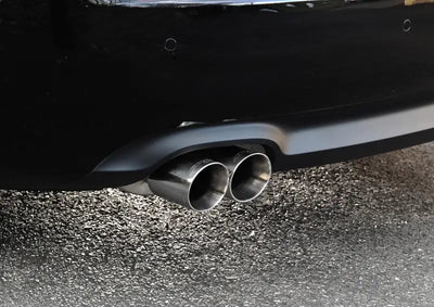 AWE Tuning Audi B8 A5 2.0T Touring Edition Exhaust - Quad Outlet Polished Silver Tips - Truck & Automotive