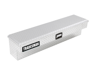 Tradesman Aluminum Side Bin Truck Tool Box (48in.) - Brite - 9748