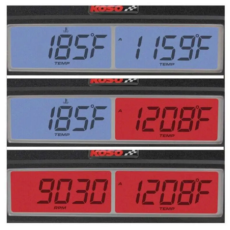 BA006010-X Dual Egt Gauge Rpm Water Temp Fast Reacting - EGT w/RPM & Temperature Probe Kit