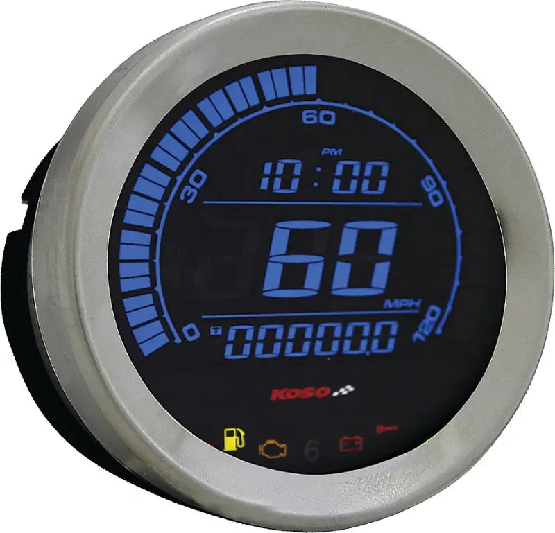 BA050901 Digital Gauge Cluster Silver Bezel 04 13 Flht And Fltr - Harley