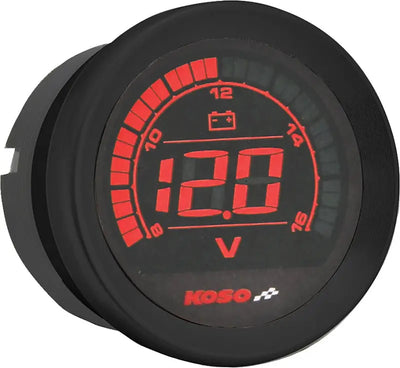 BA050907 Hd 02 Series Gauge Kit Black Bezel Oil Temp - Digital Harley Cluster