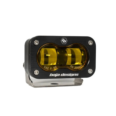 Baja Designs 17-20 Ford F-150 Raptor S2 SAE Sportsmen Fog Pocket Kit - Amber - Truck & Automotive