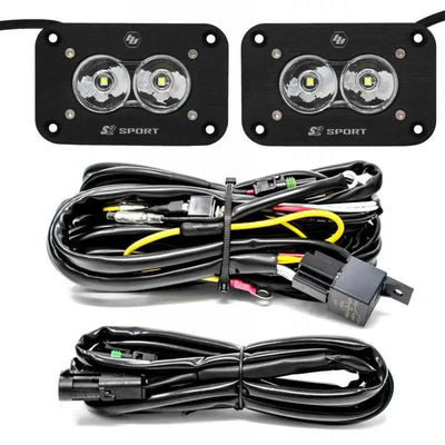 Baja Designs Baja Designs S2 Sport Flush Mount Work/Scene Pattern LED Work Light - Clear