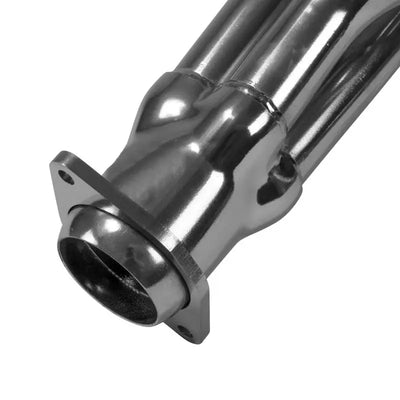 Shiny chrome shorty tuned length exhaust headers for 2005-2010 Dodge Hemi 6.1L