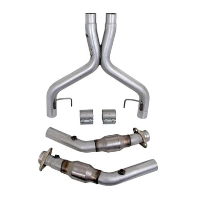BBK 05-10 Mustang 4.6 GT High Flow X Pipe With Catalytic Converters - 2-3/4 - Truck & Automotive