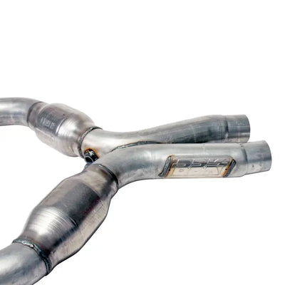 BBK 05-10 Mustang 4.6 Short Mid X Pipe With Catalytic Converters 2-3/4 For Long Tube Headers - Truck & Automotive