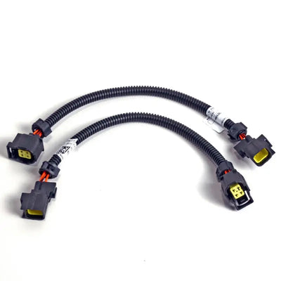 BBK 05-17 Dodge 6.1L/6.2L/6.4L Rear O2 Sensor Extensions 4 Pin Square Style 24in (pair) - Truck & Automotive