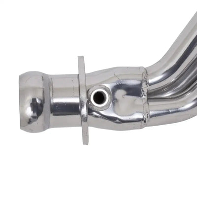 Shiny metal long tube exhaust headers for Camaro V6 with ceramic coating