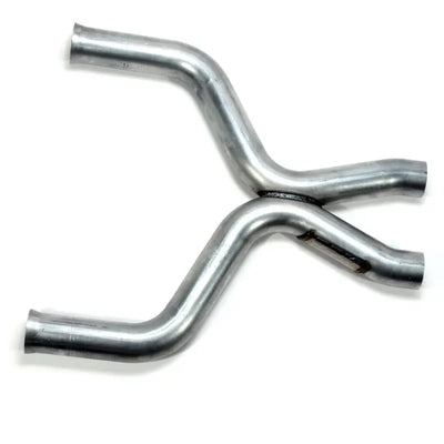 Metal exhaust crossover pipe for BBK 11-14 Mustang 5.0 high flow cat x pipe upgrade