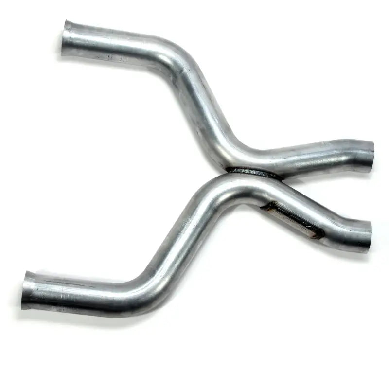 Metal exhaust crossover pipe for BBK 11-14 Mustang 5.0 high flow cat x pipe upgrade