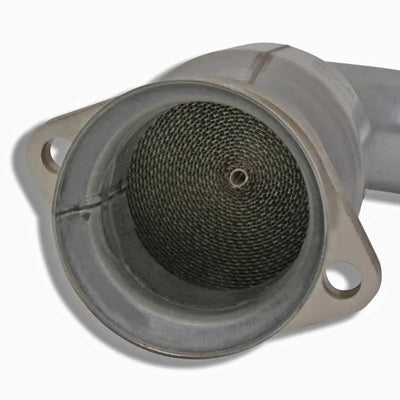 Metallic catalytic converter for BBK Chevy Camaro SS short mid pipe kit with high flow cats