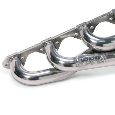 BBK 79-93 Mustang 5.0 Shorty Unequal Length Exhaust Headers - 1-5/8 Silver Ceramic 