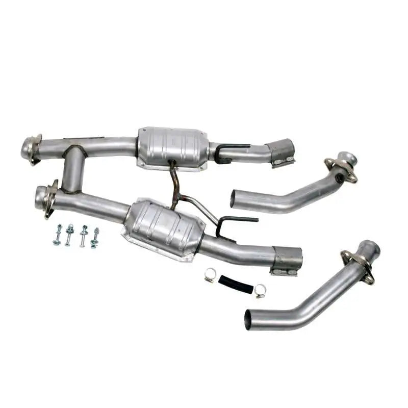 BBK BBK 86-93 Mustang 5.0 High Flow H Pipe With Catalytic Converters - 2-1/2