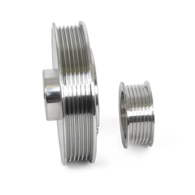 BBK 96-01 Mustang 4.6 GT Cobra Underdrive Pulley Kit - Lightweight CNC Billet Aluminum (3pc) - Truck & Automotive