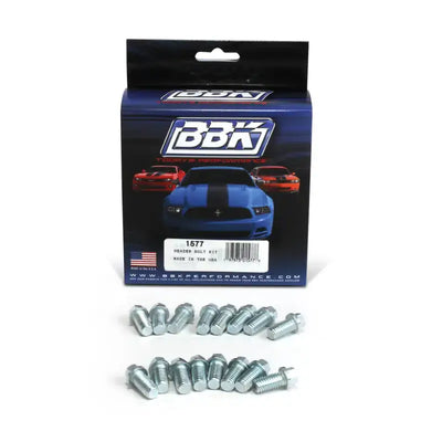 BBK Ford SBF 302 351W Exhaust Header Bolt Kit - 3/8-16 0.75in (16) - Truck & Automotive
