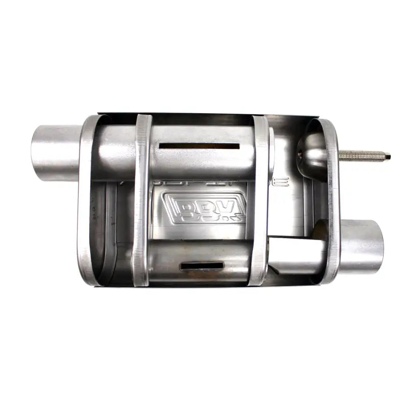 BBK VariTune Adjustable Performance Muffler 3.0 in. Offset/Offset Stainless Steel - Truck & Automotive