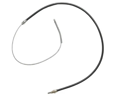 Black-sheathed BC92839 Raybestos parking brake cable with exposed wire for repair