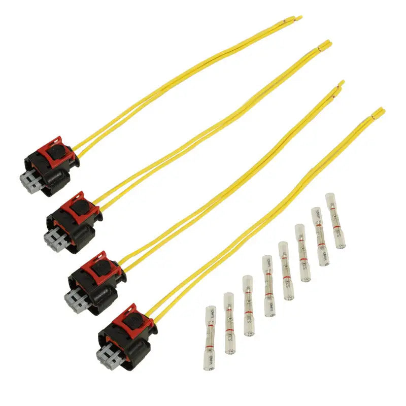 BD Diesel 2017 + Chevy/GM L5P Injector Connector Pigtail Kit - 4 Pack - Truck & Automotive