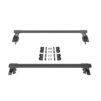 Bed Cargo Rack Cross Bar For Mounting Boxes/ Rooftop Tents/ Kayaks/ Bikes; 300 Pound Max Capacity; 48 Inch Length;