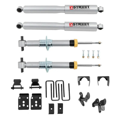 Belltech 2021 + Ford F-150 4WD 1in to 3.5in Front 5.5in Rear Lowering Kit - Truck & Automotive