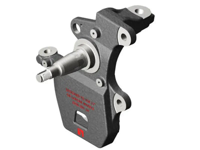 Gray metal steering knuckle for Belltech Drop Spindle Set on 97-03 F-150 EXP NAV 2WD