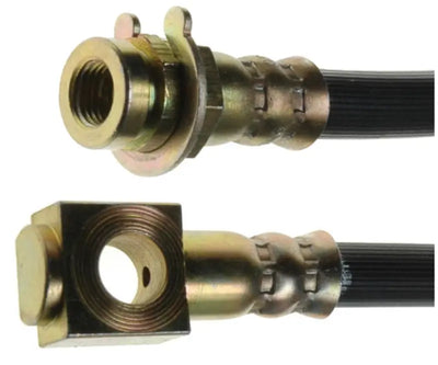 Two brake hoses with metal fittings for BH380468 Raybestos Hardware Hydraulics