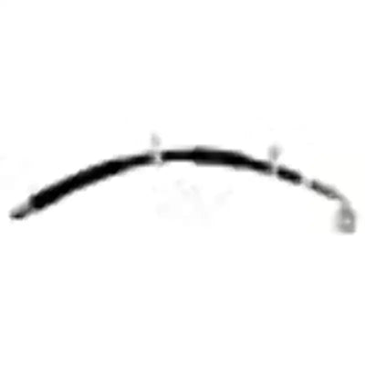 Curved black brake hose with metal fittings for BH383712 Raybestos Brake Hose upgrade