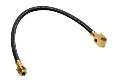 Black rubber brake hose with brass fittings for BH38628 Raybestos Hardware Hydraulics