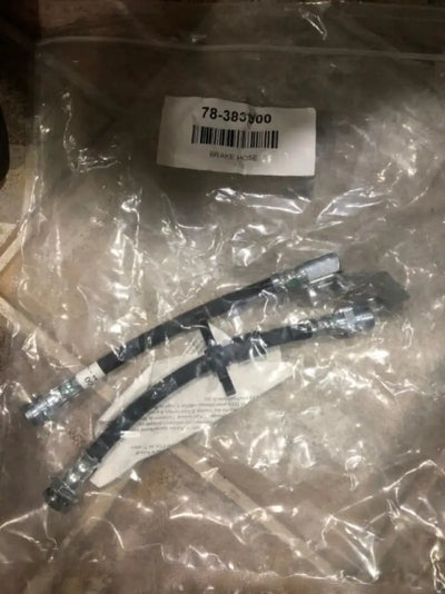 Two black brake hoses in a plastic bag for BH38847 Raybestos Hardware Hydraulics