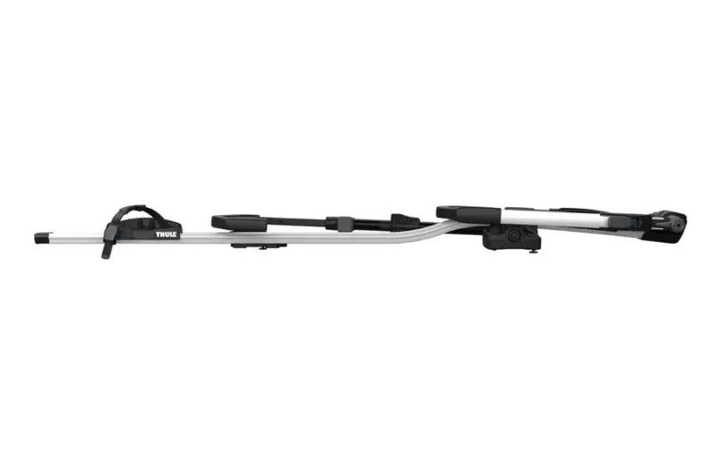 Bike Rack Roof Mount; Holds 1 Bike; Up To 44 Pound Weight Capacity; Fort Mount With Tire Clamp; Non-Foldable; Black