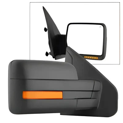 Black Yamaha FZ8 left mirror for FZ8 model bike by BikeMaster 600477
