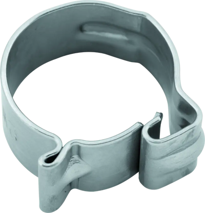 Silver-colored metal hose clamp from BikeMaster 13.5mm replacement 10pcs set for 5mm replacement