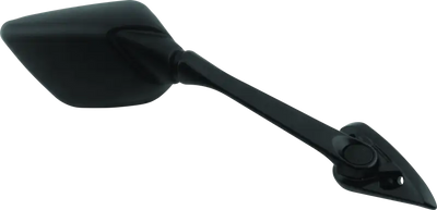 Black BikeMaster mirror for Yamaha YZF-R3 looks sleek black and fits right on your bike