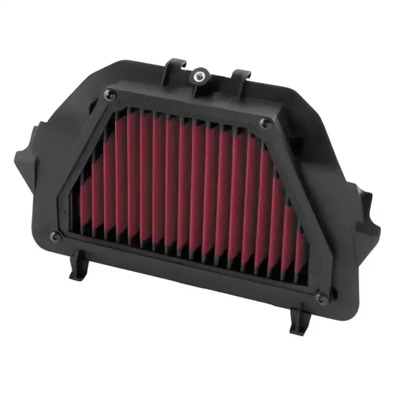 Black framed red air filter for Yamaha YZF-R6 BikeMaster air filter replacement