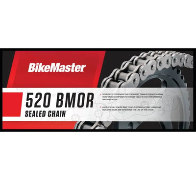 BikeMaster 520x82 BMOR sealed chain for bikes, durable and reliable bikemaster 520x82