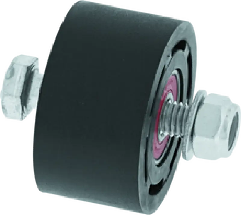 Black rubber roller with bearings for BikeMaster 530Hx108 chain bike part gear