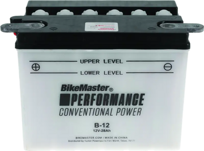 BikeMaster B-12 Battery - 781089 - Batteries Starting & Charging