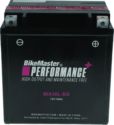 BikeMaster BIX30L-BS Battery - 781139 - Batteries Starting & Charging