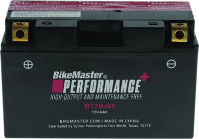 BikeMaster BT7B-BS Battery - 781312 - Batteries Starting & Charging