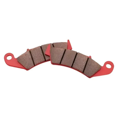 Red brake pads for BikeMaster Can-Am Sintered Brake Pads - durable sintered brake