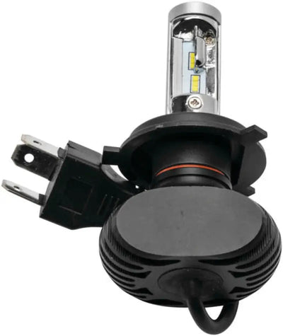 BikeMaster Canbus H-4 LED bulb with cooling fins for bright led bulb headlights