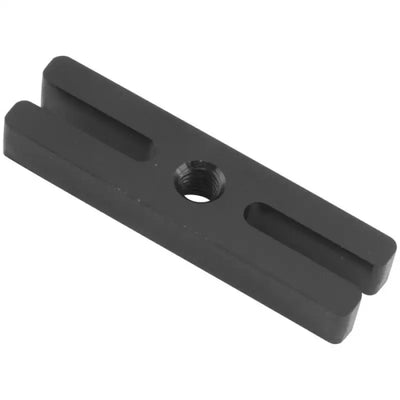 Black metal slotted bar with threaded hole for BikeMaster Flywheel Puller primary gear extractor